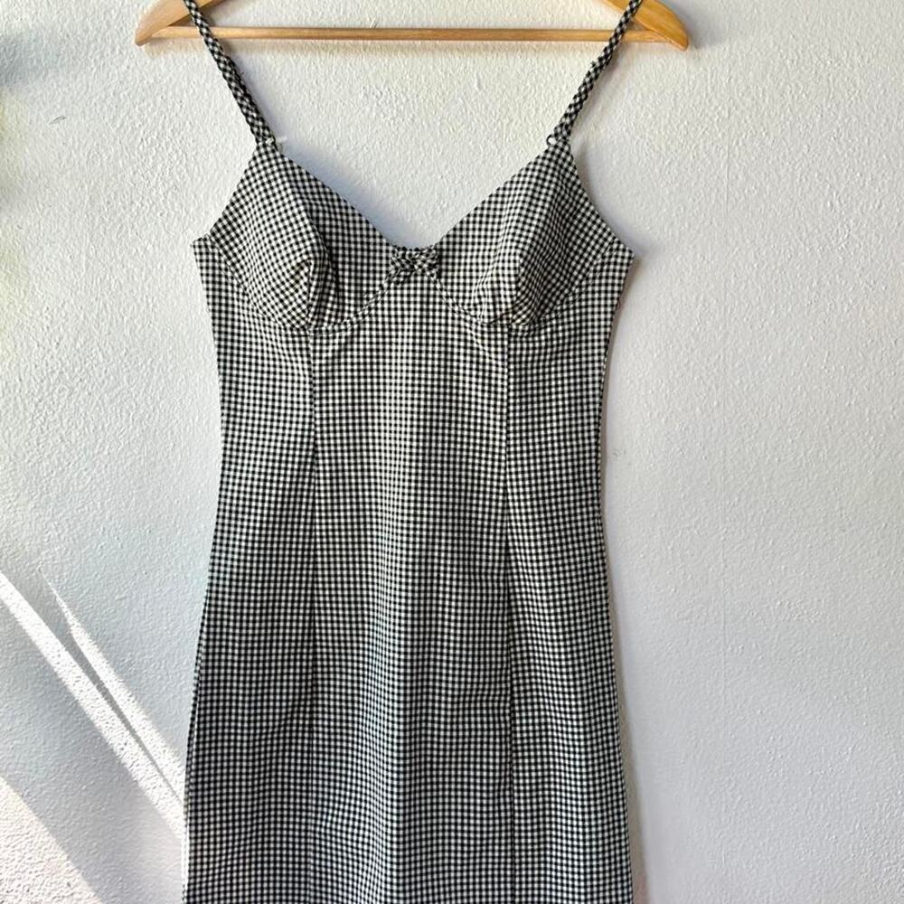 Shasa Black + White Gingham Dress Size XS